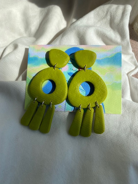 Spring Olive Dangle