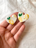 Lemon Heart Stud #1