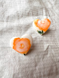 Marigold Heart Stud #2