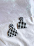 Large Checkered Barbie Dangle