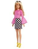 Large Checkered Barbie Dangle