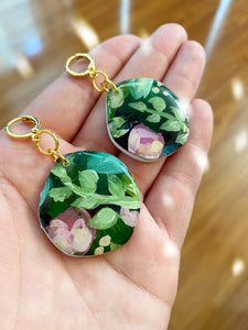 Hand Painted Floral Drops