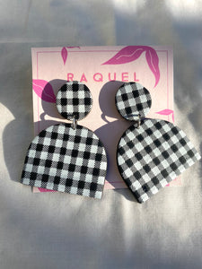 Large Gingham Dangle