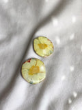 Hand painted Daisy Stud