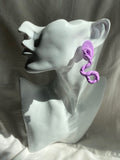 Abstract Lilac Earring