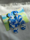 Cobalt Tropical Dangle