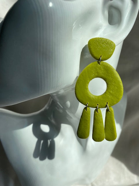 Spring Olive Dangle